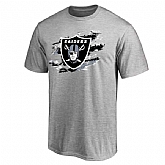 Men's Oakland Raiders NFL Pro Line True Color T-Shirt Heathered Gray,baseball caps,new era cap wholesale,wholesale hats